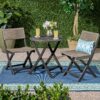 Evergreen - Outdoor Dining Set With Dining Table And 2 Chair - Gray - Image 5