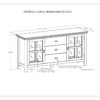 Artisan - Large Sideboard Buffet - Russet Brown - Image 11