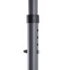 Manual Retractable Patio Awning UV Resistant Polyester Sun Shade & No Drill Installation - Gray - Image 7