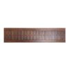 Acacia Wood Outdoor Bench With Beautiful Slat Paneling - Dark Brown - Image 7