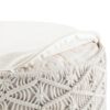 Coates - Round Macrame Pouf - Natural - Image 4