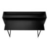 Computer Desk For Home Office, Laptop, Storage Shelves, Modern - Black - Image 5