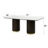 Clayten - Engineered Marble Top Dining Table - Marble - Image 5