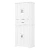 Bathroom Storage Cabinet With Multi Functional Storage Space, Drawer With Slide Rails, Adjustable Shelf - White - Image 15