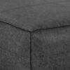 Brody - Extra Large Coffee Table Pouf - Distressed Black - Image 2