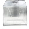 6.3'x6.2'x7' Polycarbonate Greenhouse, Heavy Duty Outdoor Aluminum Walk-In Green House Kit With Rain Gutter, Vent And Door For Backyard Garden - Aluminium - Image 11