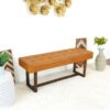 Cameron - Bench - Brown / Tan - Image 6