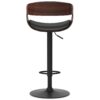 Archer - Bentwood Adjustable Swivel Bar Stool - Black - Image 3
