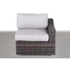 8 Person Outdoor Wicker Seating Set With Cushions - Brown / Gray - Image 6
