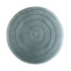 Vivienne - Round Pouf - Turquoise - Image 2