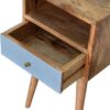 Mini Hand Painted Nightstand - Blue - Image 6