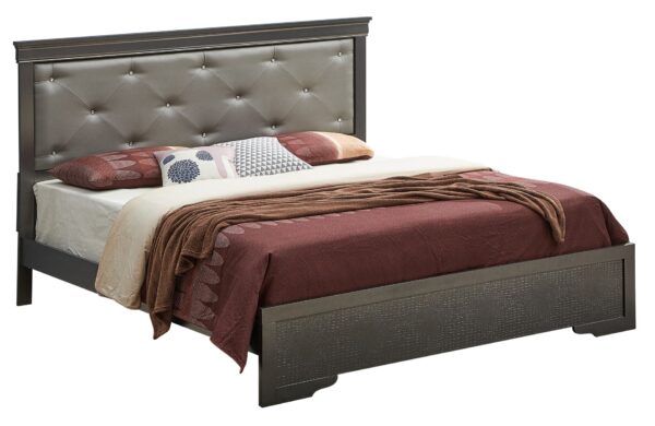 Queen Bed Transitional - Black