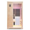 2 Person Far Infrared Hemlock Indoor Sauna Room - Natural - Image 5