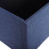 Extra Long Storage Ottoman Entryway Bench With Flip Top Storage Chest With Padded Seat Bed End Stool For Hallway Living Room Bedroom - Blue - Image 9