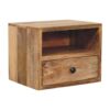Solis - 1 Drawer Wall Mounted Nightstand - Beige - Image 2