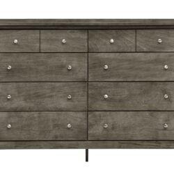 Elegant Casual Dresser - Gray