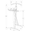 Bedroom Accent Organizer Suit Rack Bedroom - Espresso - Image 4