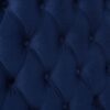 Brooklyn - Queen Tufted Panel Bed Headboard And Footboard Set - Navy Blue - Image 6