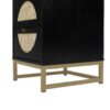 Allen - 2 Drawer Side Table, Display Rack For Bedroom And Living Room, Nightstand Side Table Bedroom Storage Drawer Bedside End Table - Black / Beige - Image 18