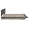 Queen Size Upholstered Hydrualic Platform Floating Bed With LED Light And USB Port - Gray - Image 4