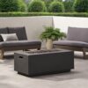 Contemporary Outdoor 40, 000 Btu Propane Fire Pit - Dark Gray - Image 8