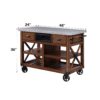 Kailey - Kitchen Cart - Antique Oak - Image 5