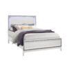 Almera - Queen Bed Glitter - White - Image 3