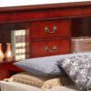 Louis Phillipe - Twin Storage Bed - Cherry - Image 3