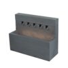Decorative Fountain With Rectangle Design, With Light And Pump, For Indoor And Outdoor - Gray - Image 2
