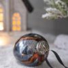Egg Christmas Ball Ornament, Glass Decorative Hanging Ball Christmas Tree Ornaments For Holiday Party Decorations (Set of 6) - Multi - Image 4