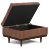 Mariah - Coffee Table Storage Ottoman - Brown - Image 2