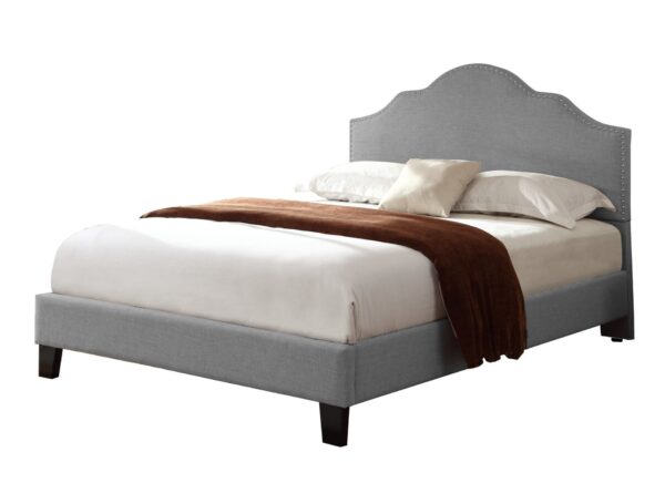 Kopa - California King Upholstered Bed - Gray
