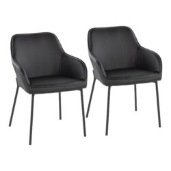 Daniella - Contemporary Dining Chair (Set of 2) - Black