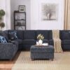 Lily - Sectional Sofa With Ottoman - Black - Image 10