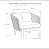 Carmel - Outdoor Conversation Chair - Sand Drift - Image 9