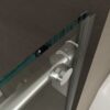 Frameless Shower Door, Sliding Shower Door, With Premium Thick Tempered Glass Shower Enclosure, Double Side Easy Clean Coat, Finished With Buffer - Chrome - Image 17