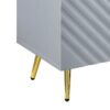 Gaines - High Gloss Accent Cabinet - Gray - Image 4