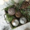 Christmas Ball Ornaments, Wood Decorative Hanging Ball Christmas Tree Ornaments For Holiday Party Decorations (Set of 4) - Brown - Image 13