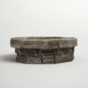 Outdoor Fire Pit Table - Acacia Wood - Image 2