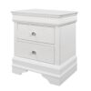 Shaker - Crocodile Metallic Nightstand - White - Image 2