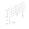 Full Size, Bed Headboard Only, Upholstered, Transitional - Brown - Image 5