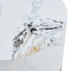 Elegant Cylindrical Table With Patterned Design For Versatile Use - White - Image 13