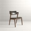 Edwin - Mid-Century Modern Dining Chair (Set of 2) - Black / Brown - Image 12