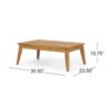 Hueber - Outdoor And Rope 4 Seater Chat Set With Cushions - Teak - Image 7