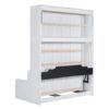 Queen Size Murphy Space Saving Wall Bed With Cushion - White - Image 6