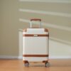Hardshell Luggage Sets 3 Piece Carry - On Suitcase Double Spinner Wheels With Tsa Lock - White - Image 9