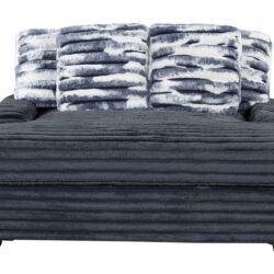 Shine - Lounger Sofa With USB - Gray