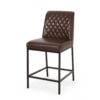 Counter Stool (Set of 2), Barstools - Dark Brown - Image 6