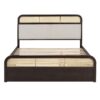 Queen Size Platform Bed With Trundle And 2 Drawers - Espresso - Image 3