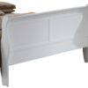 King Bed Panel Sleigh - White - Image 2